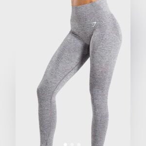 Gymshark Vital 2.0 Seamless Leggings - Grey Marl
